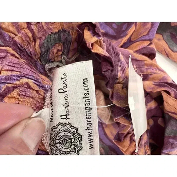 NEW WITH TAGS UNISEX HAREM PANTS JOGGERS WITH POCKETS ZERO GRAVITY SIZE MEDIUM - Picture 6 of 10